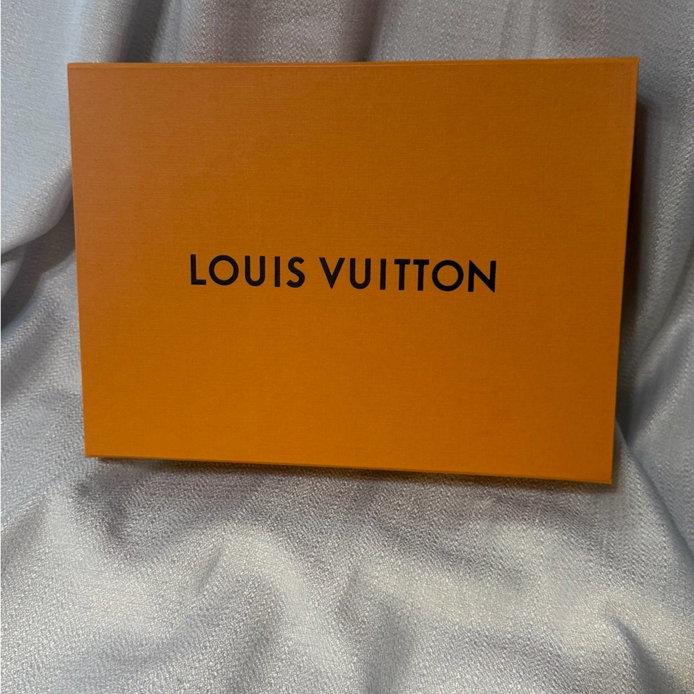 Louis Vuitton Orange Gift Box with Black Logo